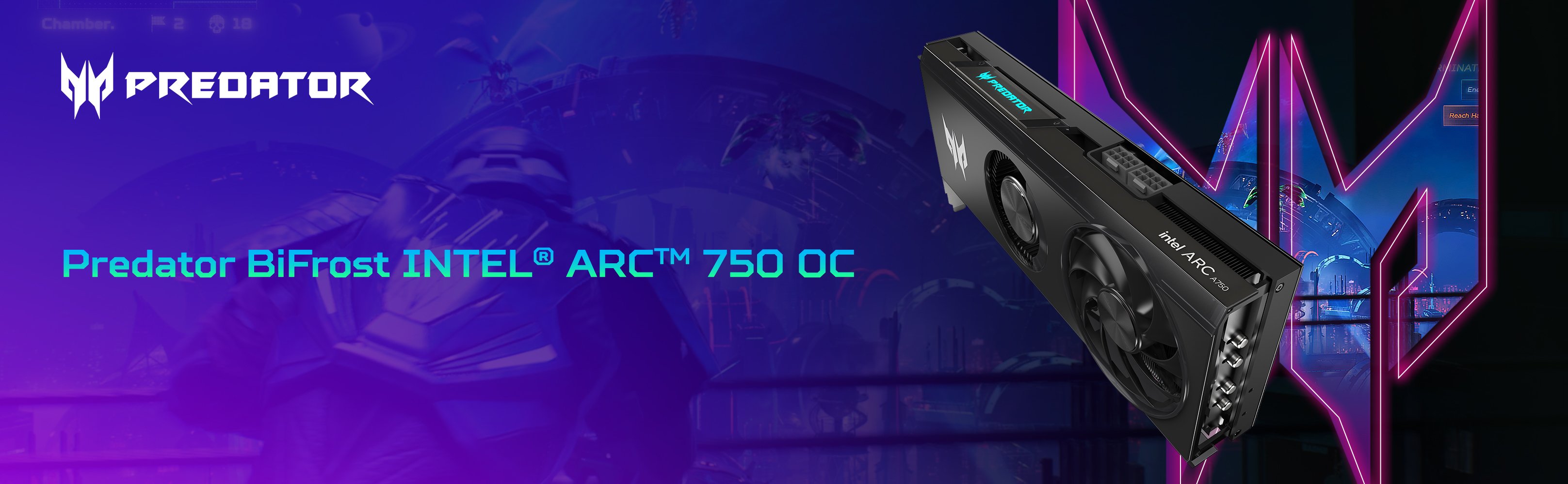 Acer Predator BiFrost Arc A750 Video Card